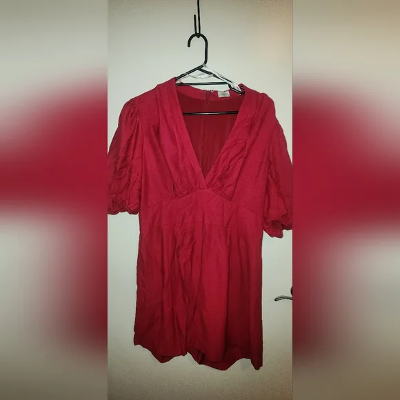 Sheike Size 16 Red/Pink Playsuit - Picture 4 of 7